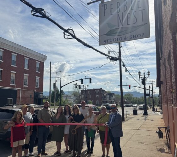Ribbon cut for Pebble Nest Shop